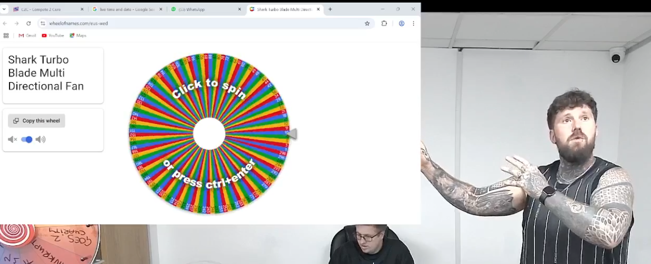 livestream raffle